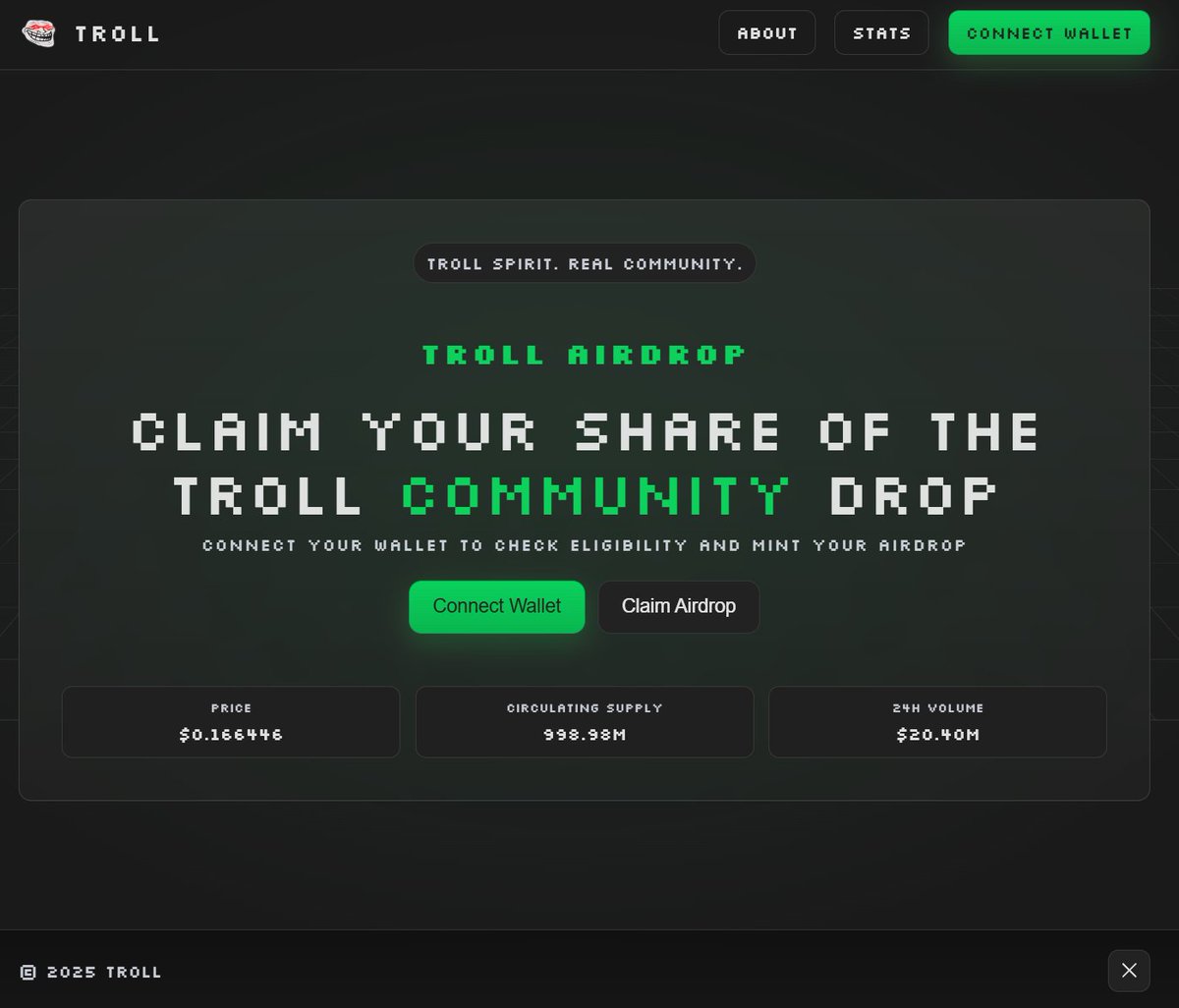 SWFLdreuscwho's tweet photo. 🚀 Get ready for the $TROLL Airdrop madness!
📲Visit - https://t.co/k6rNhWexOx
💰Connect your wallet NOW to get some $SOL and $TROLL https://t.co/op7hukJnyP