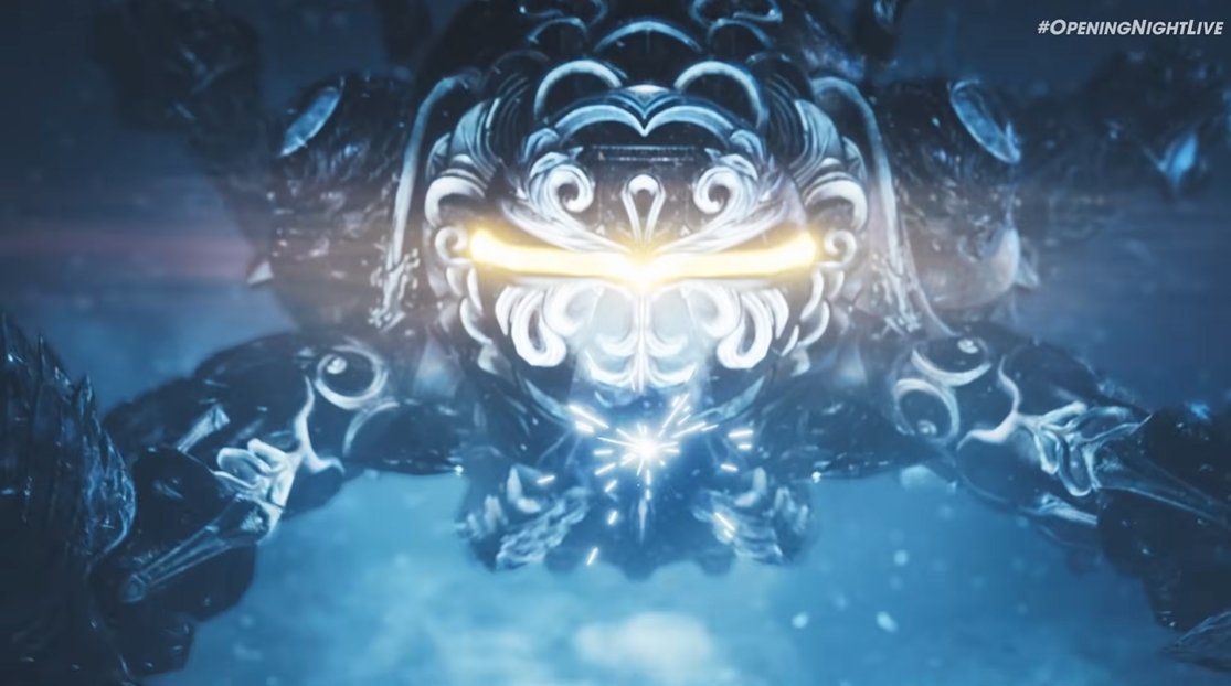4GamerNews's tweet photo. 「モンハンワイルズ」×「FF XIV」コラボ発表。ハンターがチョコボに乗ってオメガと対峙！　FF側にはアルシュベルド参戦！

https://t.co/RidAlZvzyL https://t.co/DxFGYC5O86