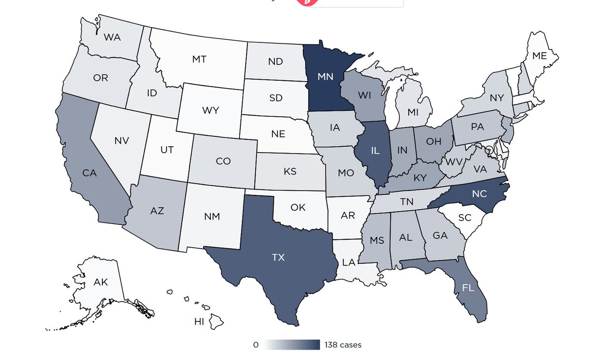 Well, now Trump is so scared of the Dems gaining control of Congress in 2026 that he is planning on stealing your right to vote by mail for absentee ballots. The map shows the states where mail-in ballots have been fraudulent, with Florida being the worst with 9 frauds.