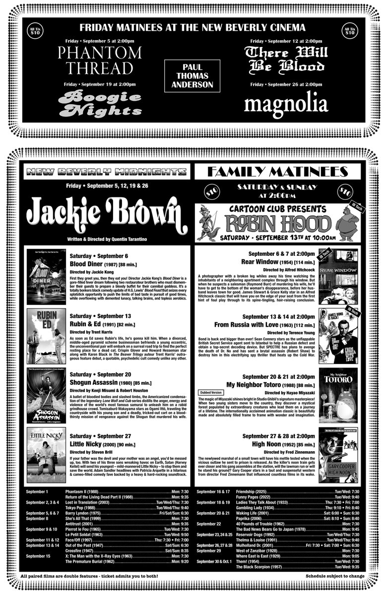 This September the New Beverly proudly showcases a full slate of film in glorious 35mm, from Barbara Stanwyck pre-codes and Robert Mitchum noirs to French New Wave, ‘80s horror sequels, and beyond! Let us know what you’re most excited to see!