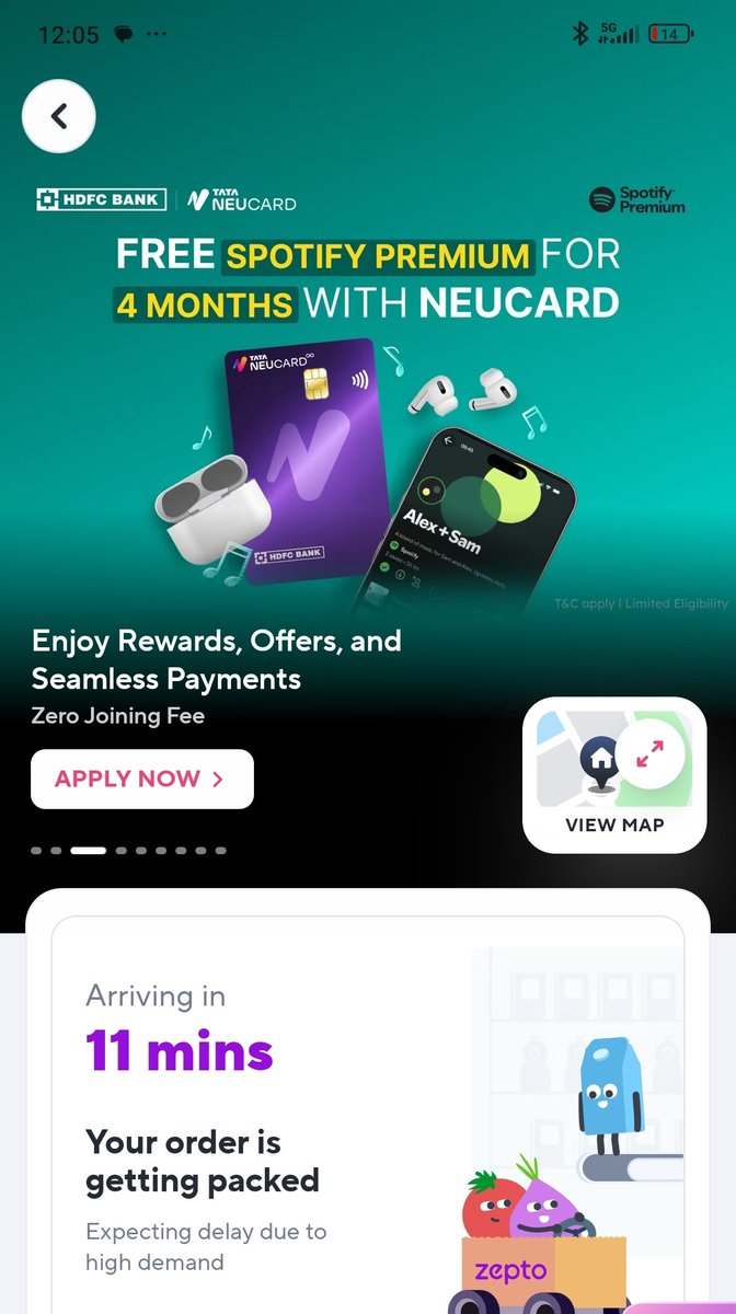 bannurjy's tweet photo. Quick commerce? More like Quick Scam. @zeptocares @aadit_palicha placed an order 2 hours ago and your app still swears it’s ‘11 mins away.’ 

Bro, even my 90 Year-old grandma with a walking stick would’ve delivered it by now. #zepto https://t.co/PG4Ga2zeIa