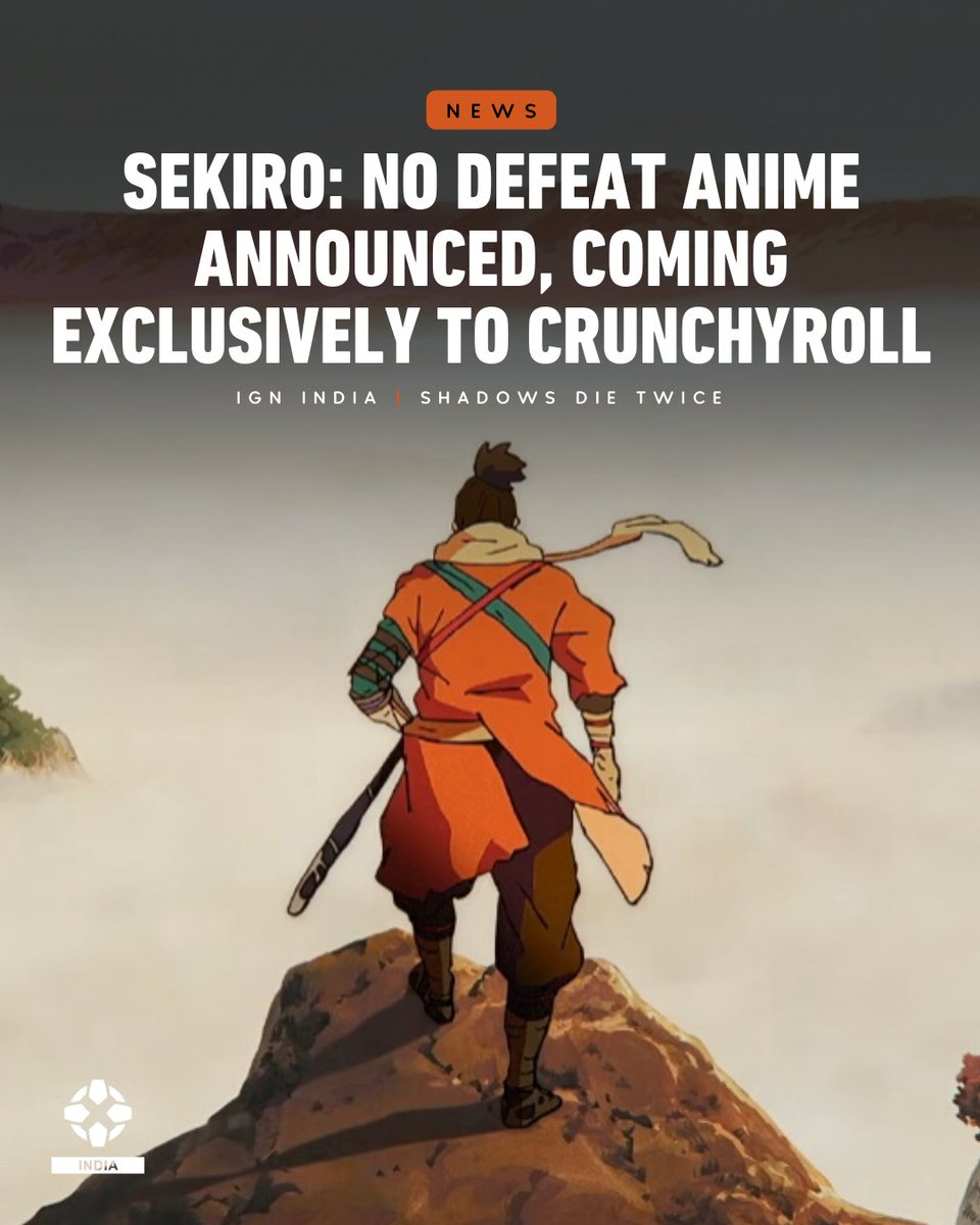 Sekiro fans have a reason to celebrate. ⚡

Sekiro: No Defeat anime has been officially announced and will be streaming exclusively on Crunchyroll.

#Sekiro #SekiroNoDefeat #SekiroAnime #Crunchyroll #AnimeNews #IGNIndia #AnimeIndia #gamescomONL  #FromSoftware