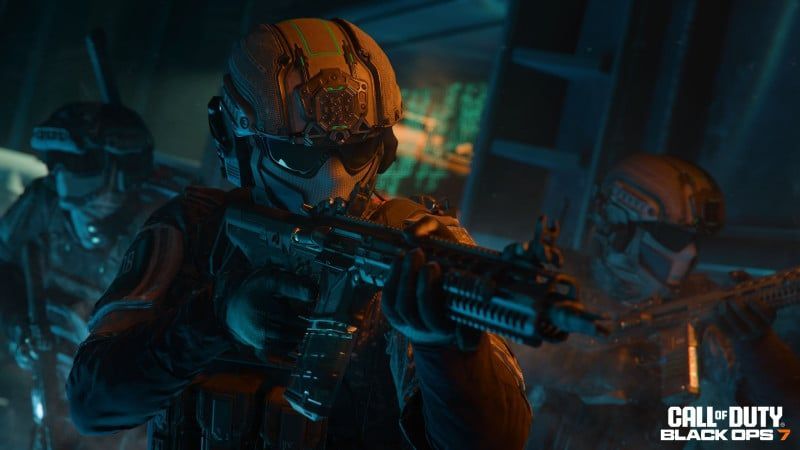 gameinformer's tweet photo. Call of Duty: Black Ops 7 is taking a fresh approach to its campaign, especially with its brand-new "Endgame" mission. Here's our early preview impressions: https://t.co/ZyKXpdda01 https://t.co/PNwDhibcJJ