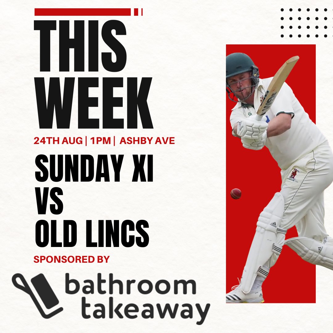 hartsholmecc's tweet photo. 📅 WEEKEND FIXTURES:
🏏 Saturday – 1st Team vs Lindum 2s
🏏 Sunday – Sunday Team vs Old Lincs
🏏 Monday – 1st Team vs Cleethorpes 2s
Three matches, one club. Let's get behind them!
Proudly sponsored by @bathroomtakeaway 🛁 #HartsholmeCricket #WeekendBuzz https://t.co/d5J9cUKRCx