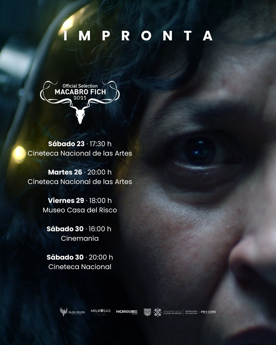 rafaelmtzgarcia's tweet photo. HOY comienza la 24° edición del queridísimo @MacabroFICH 🏨 #HotelMacabro, donde nuestro corto #Impronta tendrá ¡5 proyecciones! 🤩 ¡Nos vemos por allá! 💀

https://t.co/38juveilcX https://t.co/UMRTAWcRKo
