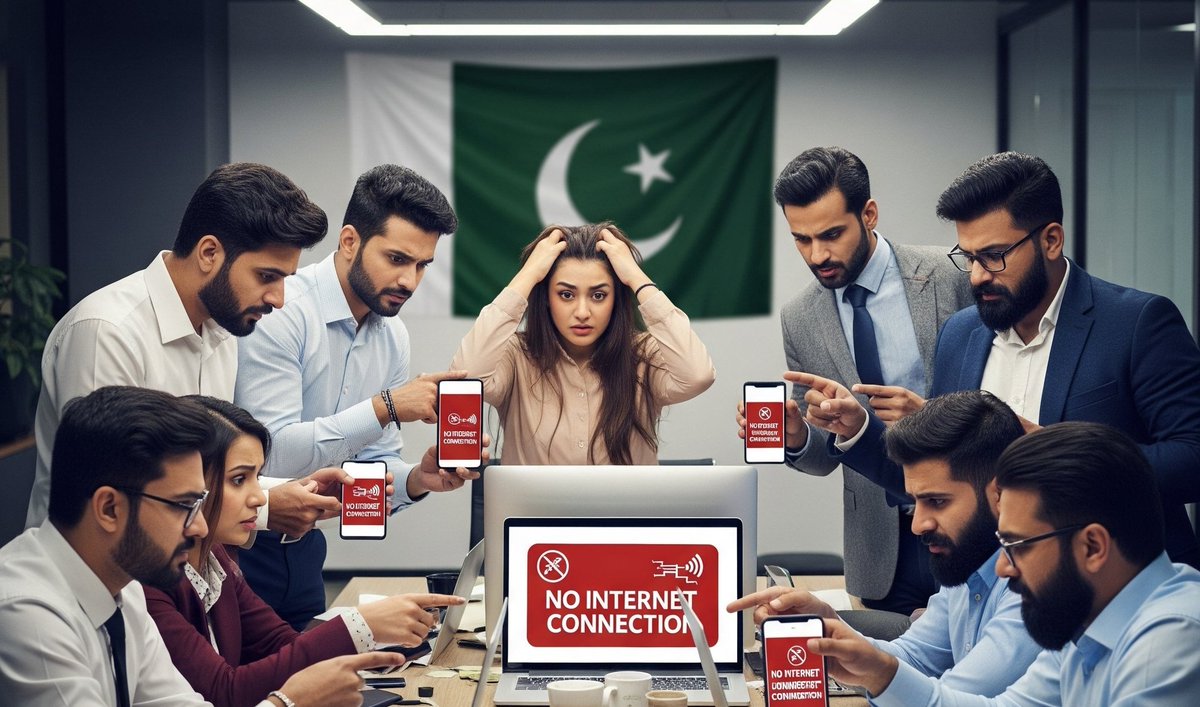 Internet shutdown in Pakistan due to heavy rain fall in Karachi. Nation facing internet issue across the country. Pakistan Telecommunication Authority trying to fix the issues. 
#PTCL