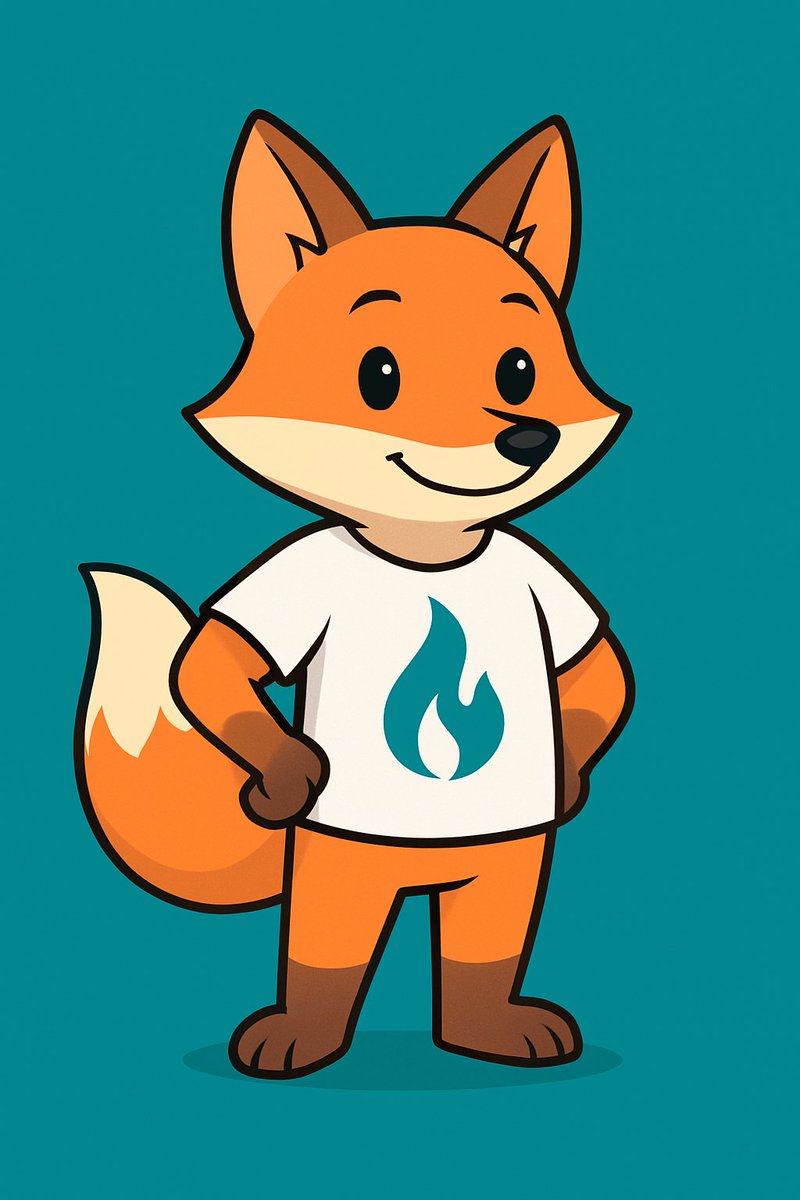flintframework's tweet photo. 🎉 Introducing: Flinex 🦊✨
The new spirit of Flint, a symbol of intelligence and energy. He will inspire our community and be with us in every release.

Born from a spark, he moved through streams of data and now stands among us as a guide for our community. 🚀
 
#Mascot #flinex https://t.co/FvVnsQuyiS