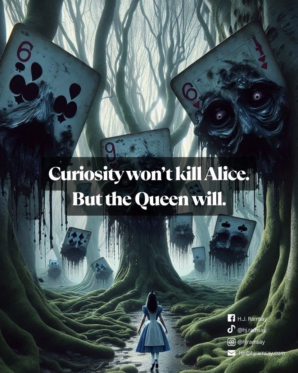 When Alice refused the asylum’s experiment, she fled with the Rabbit. But Wonderland hides a blade sharper than any scalpel the Queen of Hearts.

✨ Some cages have locks. Others have crowns.
👑 And Alice is her target: a.co/d/iGaP4rY

 #booktok #bookrecommendations