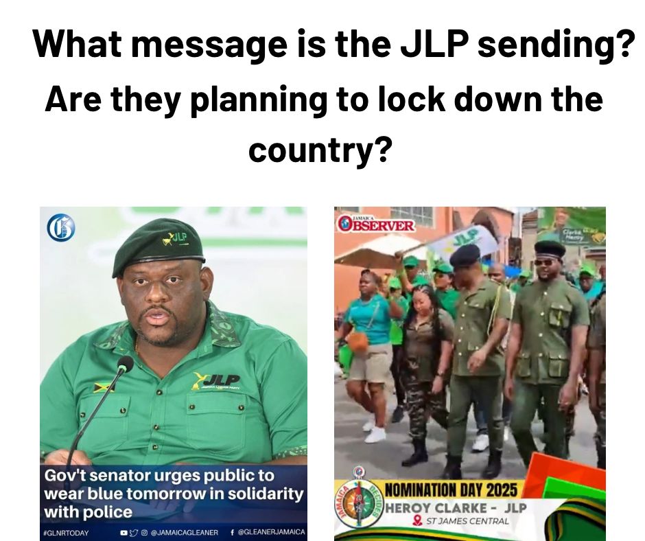 Members of the JLP govt seems to want to have a military state. Dl they want to lock down the country?