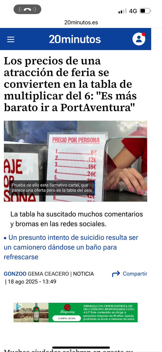 Sergio Navarro (@sergionavarru) on Twitter photo He flipado con la vitalidad, pero más con que medios se hayan hecho eco.
Gracias <a href="/ElHuffPost/">El HuffPost</a> y <a href="/20m/">20minutos.es</a> He flipado con la vitalidad, pero más con que medios se hayan hecho eco.
Gracias <a href="/ElHuffPost/">El HuffPost</a> y <a href="/20m/">20minutos.es</a>