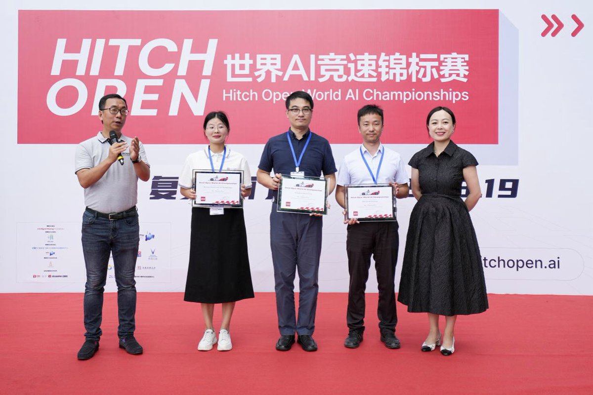 HitchOpen's tweet image. HitchOpen Recap | Tianmen Mountain
The world’s first AI open-world extreme EV race — Hitch Open 2025 Simulation Playoffs — concluded at Zhangjiajie’s legendary Tianmen Mountain!
🏆 Winner: Fudan University

📊 Triple tie at the top of the leaderboard: Hunan University / Tsinghua…