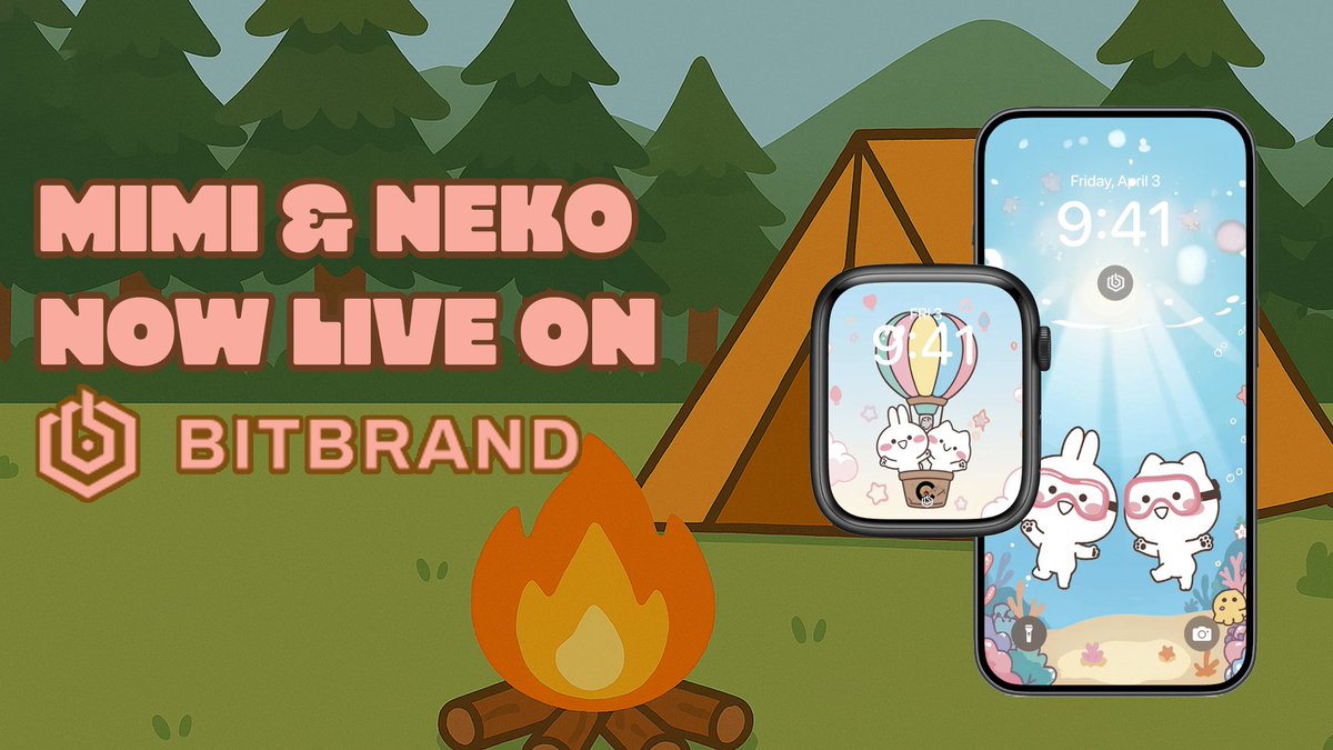 Camp Network ⛺️ (@campnetworkxyz) on Twitter photo The winners of Minto’s Mimi & Neko remix campaign are officially live on <a href="/Bitbrandd/">Bitbrand</a>.
Their artwork is now licensed and available as premium iPhone & Apple Watch wallpapers on BitBrand via <a href="/Remaster_io/">REMASTER | Powering the Future of Dealmaking</a> - proving how fast IP can be licensed, remixed and monetized onchain with The winners of Minto’s Mimi & Neko remix campaign are officially live on <a href="/Bitbrandd/">Bitbrand</a>.
Their artwork is now licensed and available as premium iPhone & Apple Watch wallpapers on BitBrand via <a href="/Remaster_io/">REMASTER | Powering the Future of Dealmaking</a> - proving how fast IP can be licensed, remixed and monetized onchain with