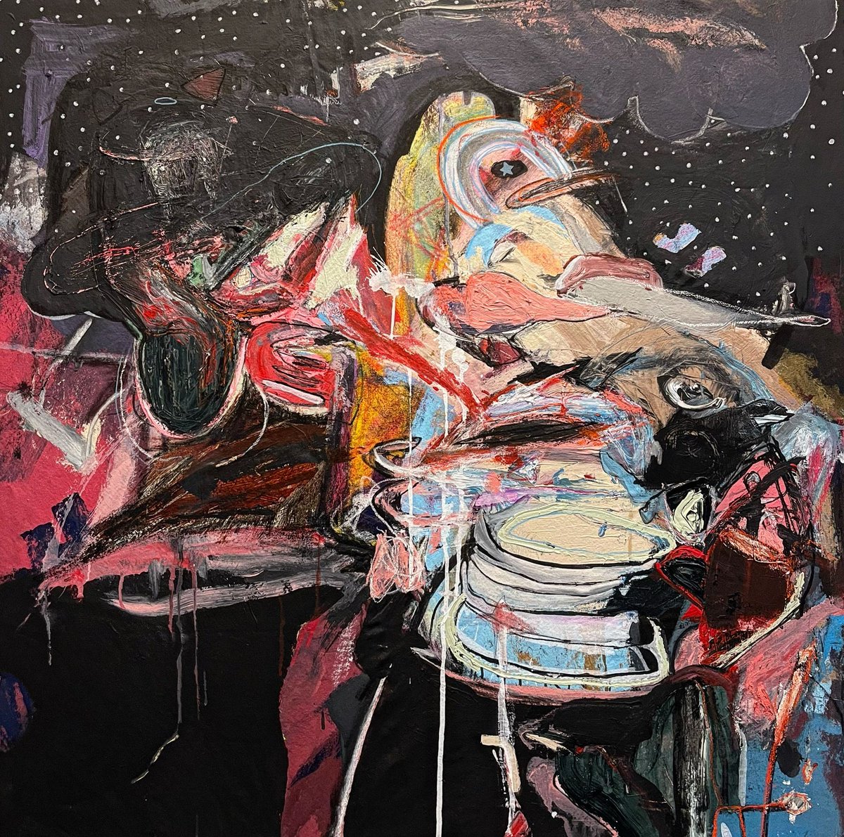 BitfactoryG's tweet photo. Brayden Espinosa
Spacey
Acrylic on Canvas
34 X 34 inches
2023
Currently on display in the gallery
Email info@bitfactory.net all inquiries
#BitfactoryGallery #FormOfMovement #JuriedExhibition #BraydenEspinosa #AbstractExpressionism #ContemporaryArt #FineArt https://t.co/xbqmf0RoIy
