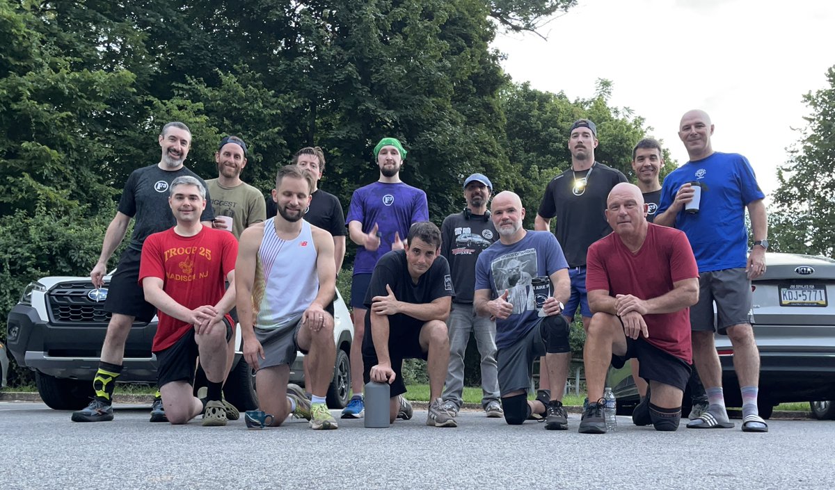 08/19/25 #AAR 

14 PAX (10 runners &amp; 4 ruckers) posted alongside the Schuylkill River Trail at #F3TheThicket

6 PAX posted for a game of Ultimate Frisbee at #F3TheJunction

Tueseee!  Gettin' after it! 💪
