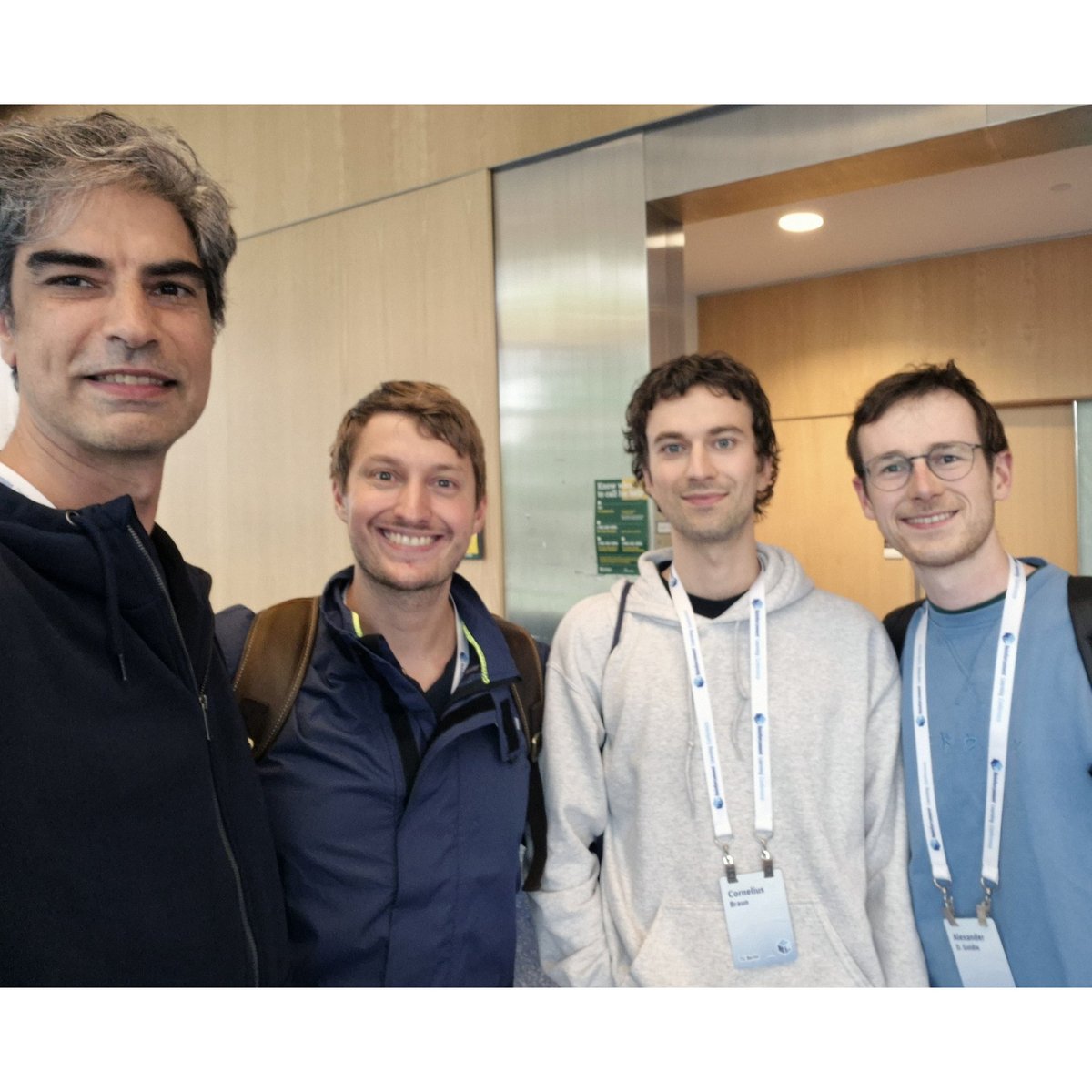 TalkRL Podcast (@talkrlpodcast) on Twitter photo E71: Jake Beck, Alex Goldie, & Cornelius Braun on Sutton's OaK, Metalearning, LLMs, Squirrels @ <a href="/RL_Conference/">RL_Conference</a> 2025
A few thoughts with <a href="/jakeABeck/">Jacob Beck</a>, <a href="/AlexDGoldie/">Alex Goldie @ RLC 25</a> and <a href="/corbraun/">Cornelius Braun</a> after <a href="/RichardSSutton/">Richard Sutton</a>'s fascinating lecture on his OaK architecture at <a href="/UAlberta/">University of Alberta</a> E71: Jake Beck, Alex Goldie, & Cornelius Braun on Sutton's OaK, Metalearning, LLMs, Squirrels @ <a href="/RL_Conference/">RL_Conference</a> 2025
A few thoughts with <a href="/jakeABeck/">Jacob Beck</a>, <a href="/AlexDGoldie/">Alex Goldie @ RLC 25</a> and <a href="/corbraun/">Cornelius Braun</a> after <a href="/RichardSSutton/">Richard Sutton</a>'s fascinating lecture on his OaK architecture at <a href="/UAlberta/">University of Alberta</a>