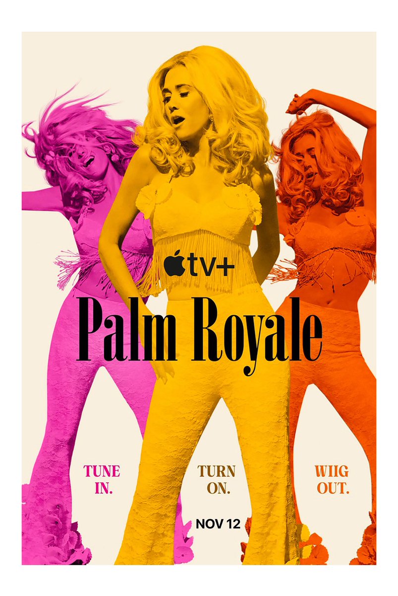 First poster for #PalmRoyale Season 2 starring Kristen Wiig.

Returns November 12 on #AppleTV+