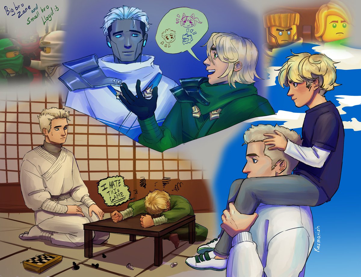 Zane and Lloyd

#Ninjago #ninjagofanart