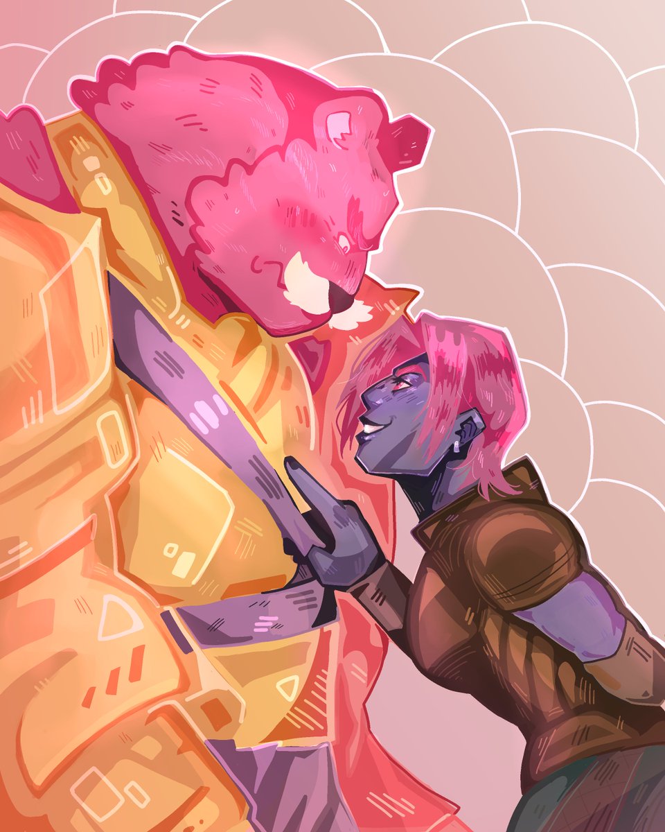 comm for <a href="/jennegatron/">jenna, Queen of the Faves 🩷💜💙</a> 🩷💜thanks again! 🐻🍭🍫