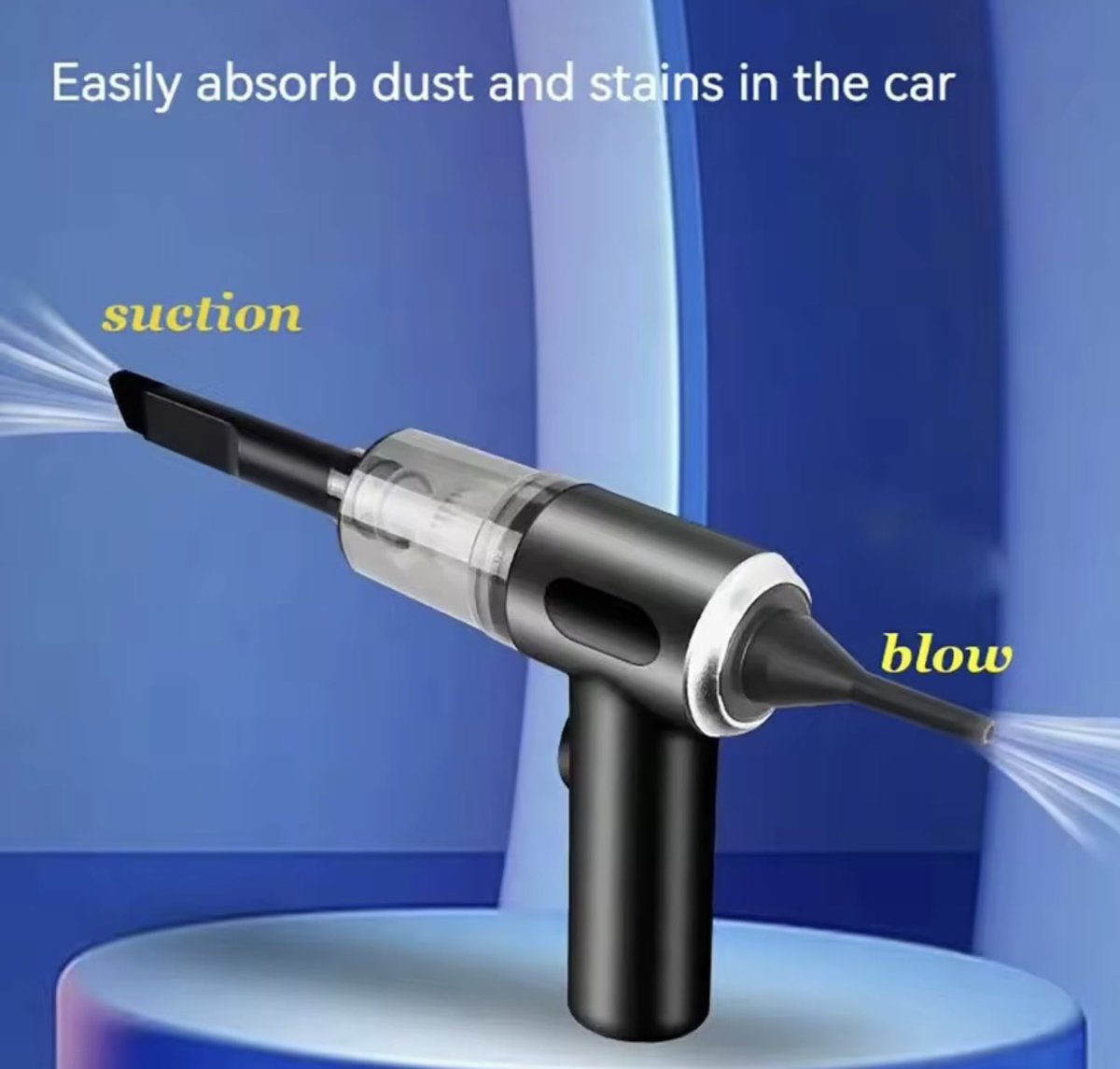 diversetech_me's tweet image. مكنسة كهربائية صغيرة للشفط والنفخ!

ممتازة لتنظيف السيارة من الغبار والأتربة.

تقدر تنظف فيها لوحة المفاتيح، اللابتوب، وأجهزتك الإلكترونية.

تصميم عملي وخفيف!

🔗 المنتج:

s.click.aliexpress.com/e/_oECJ46V