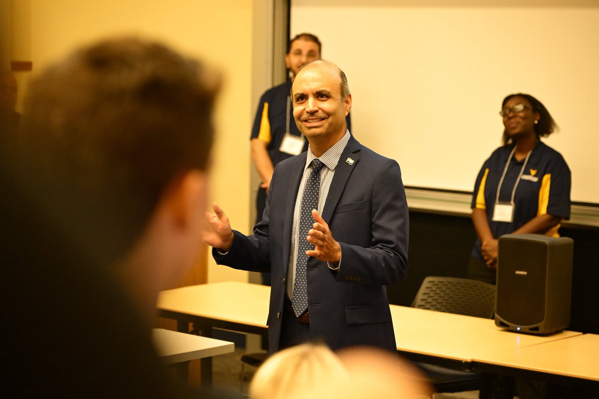 I had a wonderful time today welcoming the class of 2029 to the <a href="/wvustatler/">WVU Statler College</a> family during the Academic Day Event. I am really excited for them to join the college, and I can't wait to see all the amazing things they will accomplish this academic year! Let’s Go! #letsgo