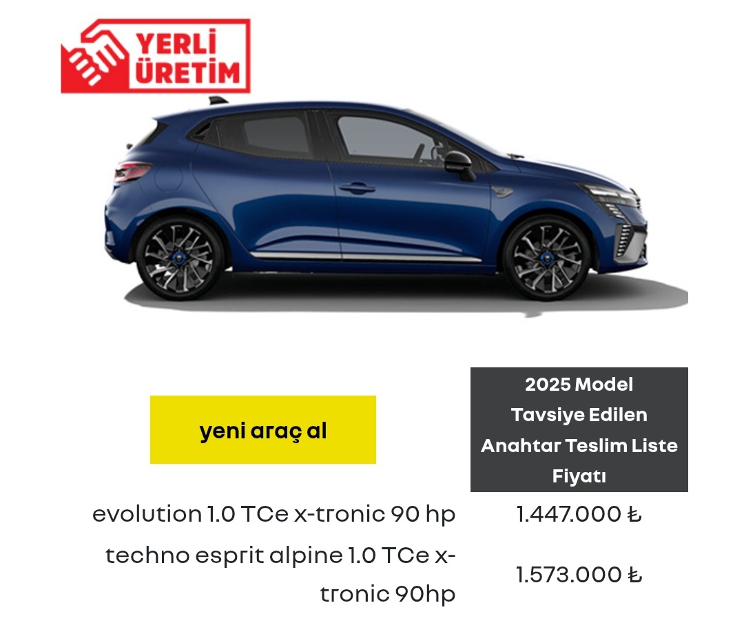 İçinde Selpak mendil koyacak yer olmayan arabanın fiyatı 1.500.000 TL mi olur IQ?