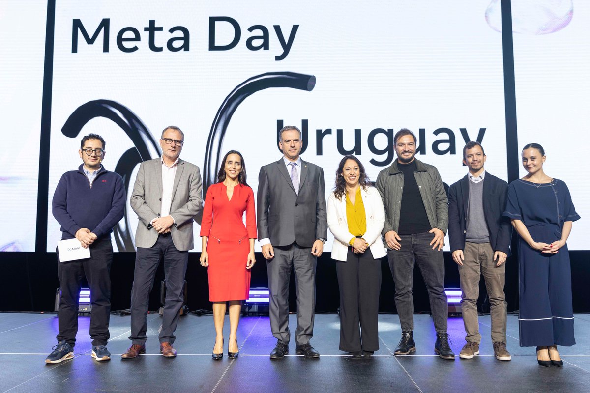 ANIIuy's tweet photo. El #MetaDay Uruguay 2025 reunió a 500 emprendedores y profesionales para capacitarse en marketing digital y herramientas de @Meta. 🤳✨
El presidente @OrsiYamandu destacó la importancia de que el Estado acompañe el avance tecnológico para fortalecer nuestra convivencia democrática. Lo acompañaron autoridades de
@MIEM_Uruguay, Uruguay Innova, @ANDEUruguay y ANII.