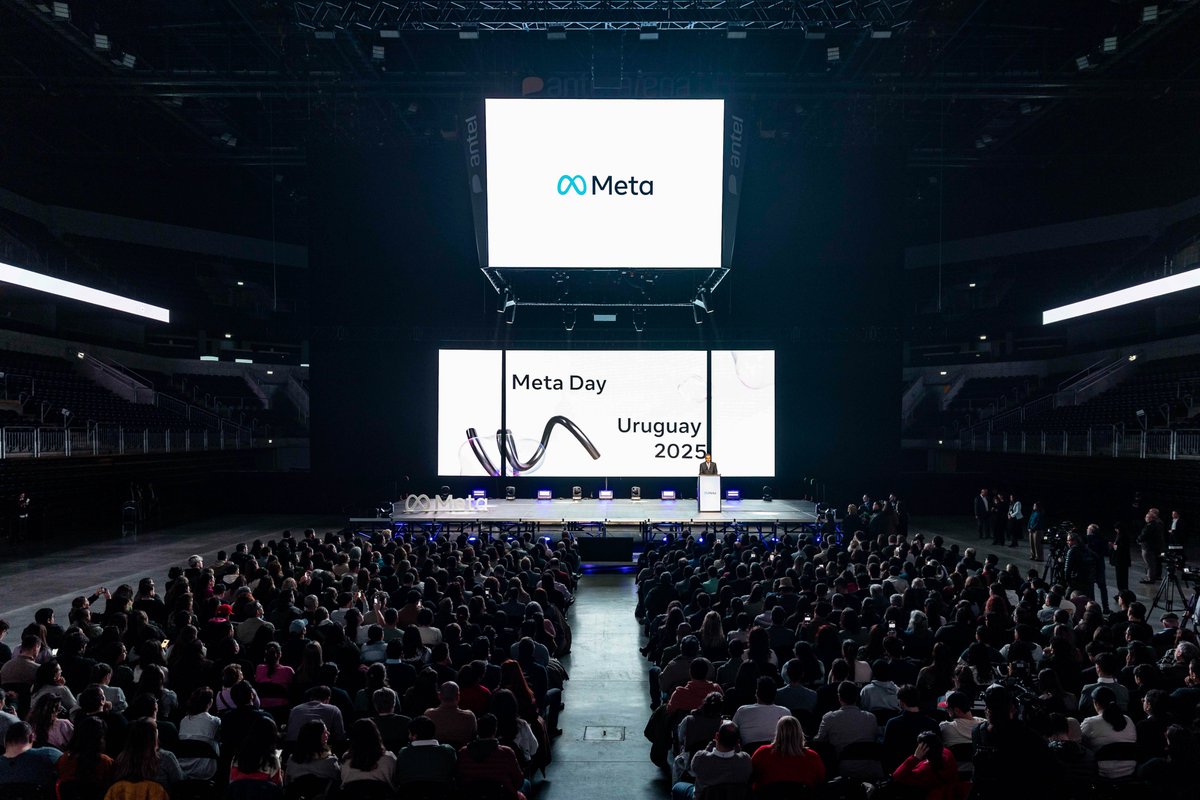 ANIIuy's tweet photo. El #MetaDay Uruguay 2025 reunió a 500 emprendedores y profesionales para capacitarse en marketing digital y herramientas de @Meta. 🤳✨
El presidente @OrsiYamandu destacó la importancia de que el Estado acompañe el avance tecnológico para fortalecer nuestra convivencia democrática. Lo acompañaron autoridades de
@MIEM_Uruguay, Uruguay Innova, @ANDEUruguay y ANII.