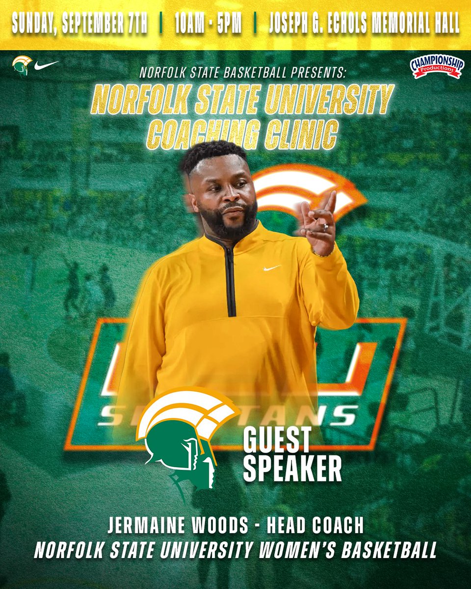 Register for the Norfolk State University Coaching Clinic today!