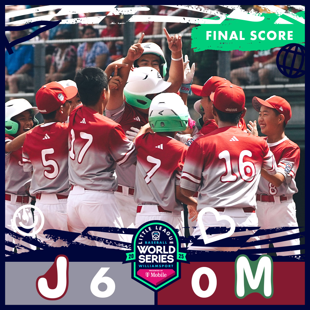 LittleLeague's tweet photo. 🇯🇵🇯🇵🇯🇵 #LLWS https://t.co/bWjHp9pk9f