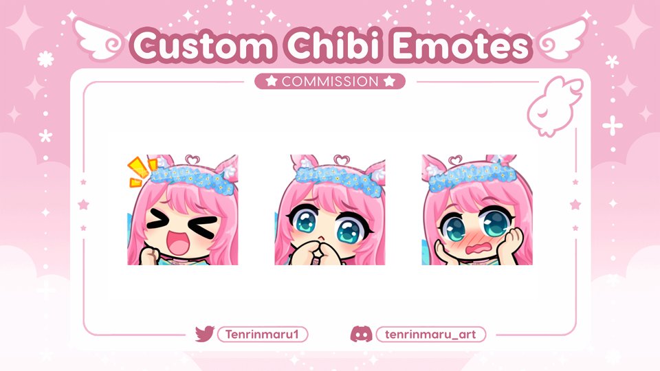🌸Emotes commission for MiminaMinty🌸
 Thank you so much♡

#VGenComm #VGen