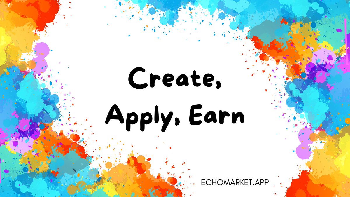 EchoMarket (@echo_market) on Twitter photo Earning while creating content about something you are passionate about has never been easier. True positive sum between users and projects.
What projects would you like to see join <a href="/echo_market/">EchoMarket</a> with campaigns? Tag them below 👇 Earning while creating content about something you are passionate about has never been easier. True positive sum between users and projects.
What projects would you like to see join <a href="/echo_market/">EchoMarket</a> with campaigns? Tag them below 👇