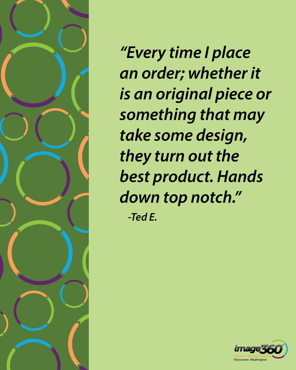 image360_van's tweet photo. Thank you, Ted! #TestimonialTuesday
#image360 #image360vancouver https://t.co/qakv91EoXQ