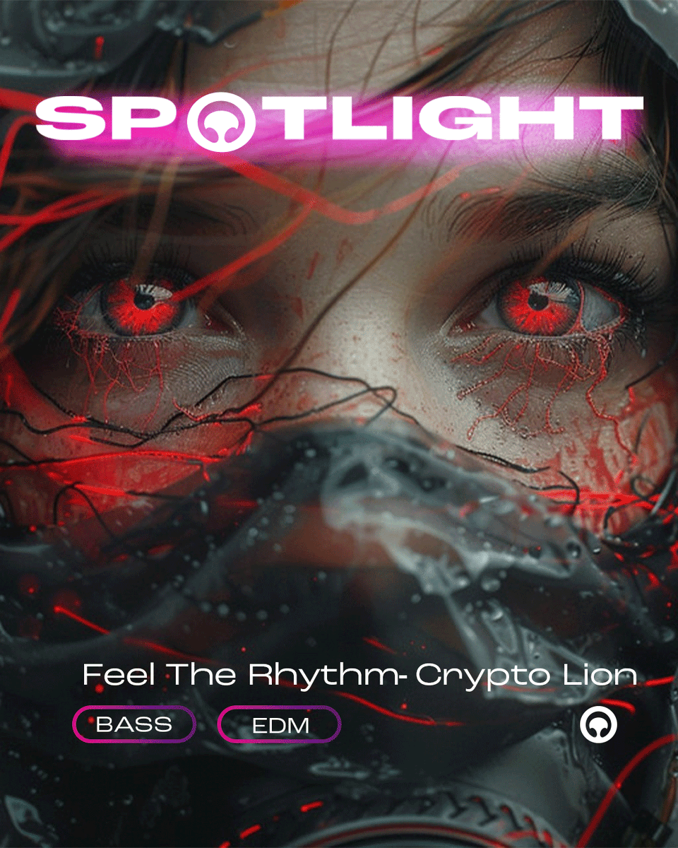 tunefmofficial's tweet photo. No rules, just rhythm. “Feel the Rhythm” by Crypto Lion turns up the heat and keeps you moving. 📷 Press play and let it take over. 
Now on https://t.co/17ipcuhAXU  #FeelTheRhythm #CryptoLion #EDM #NewMusic https://t.co/XGUsvpNAEm