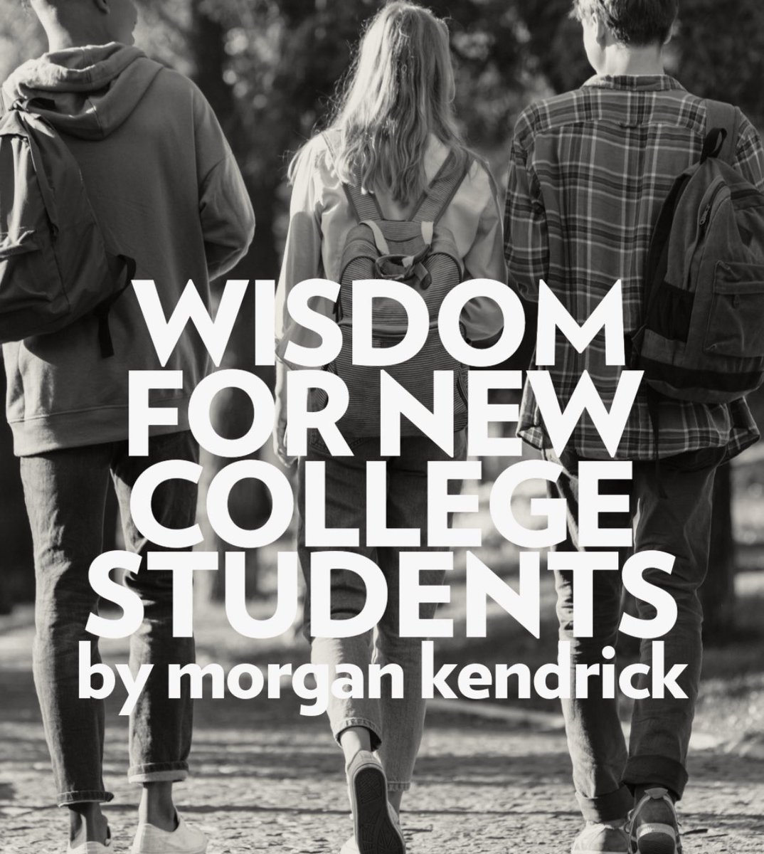 NEW POST  |  Wisdom for New College Students - ruf.org/media/wisdom-f…
