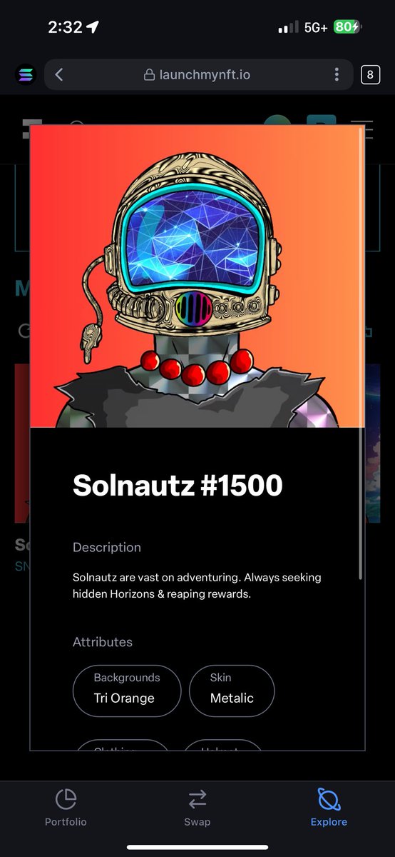 BallistAK Bill (@ballistakbill) on Twitter photo Just minted my 24th <a href="/SolNautz/">SOLNAUTZ (MINT LIVE)</a> and it’s a banger.
Don’t sleep fam rewards are insane
launchmynft.io/collections/BD… Just minted my 24th <a href="/SolNautz/">SOLNAUTZ (MINT LIVE)</a> and it’s a banger.
Don’t sleep fam rewards are insane
launchmynft.io/collections/BD…