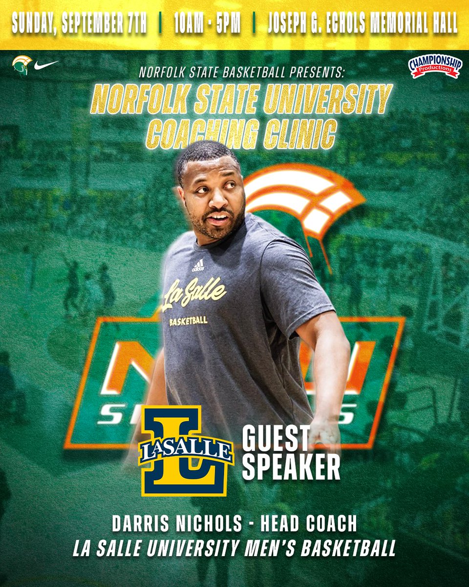 Register for the Norfolk State University Coaching Clinic today!