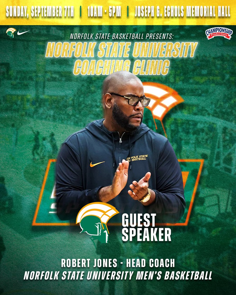 Register for the Norfolk State University Coaching Clinic today!
