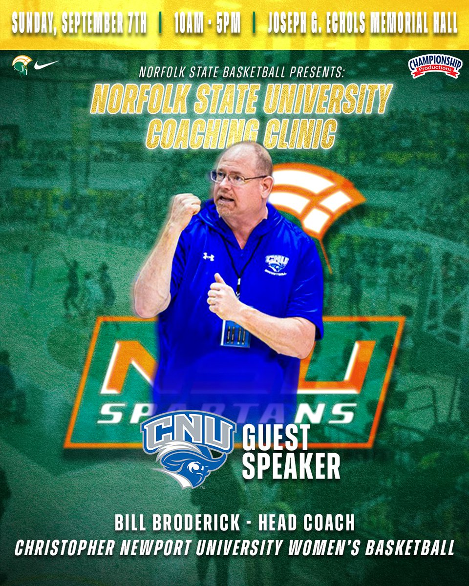 Register for the Norfolk State University Coaching Clinic today!