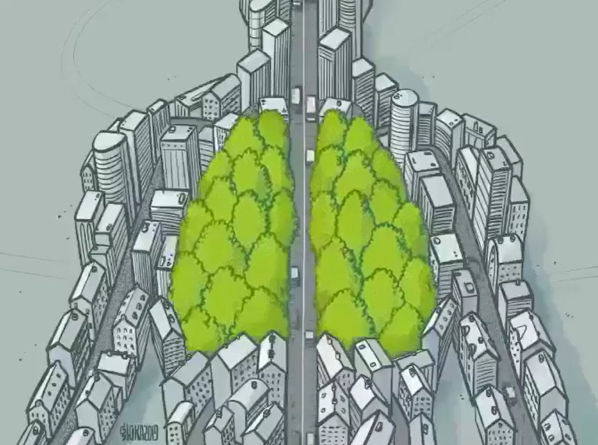 Killer.
Most dangerous in your city is not crime or traffic. It’s the air.

7 million people die from air pollution annually - more than malaria, TB, and HIV/AIDS combined. Silent killer, in plain sight.
UN_HABITAT
Cities know how to have clean air: fewer cars. But fail to act!