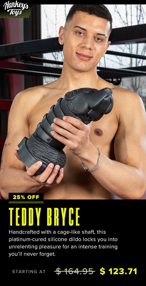 let it bore into your soul

25% OFF hankeys toys now on MrS Leather here:
mr-s-leather.com/our-brands/han…