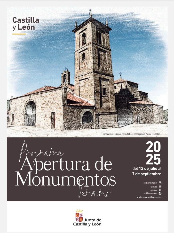 Programa Apertura de Monumentos 2025
Castilla y León abre las puertas de su historia con una nueva edición del Programa de Apertura de Monumentos, una iniciativa que permite visitar gratuitamente 449 iglesias y templos repartidos por toda la Comunidad.
turismocastillayleon.com/es/servicios/a…