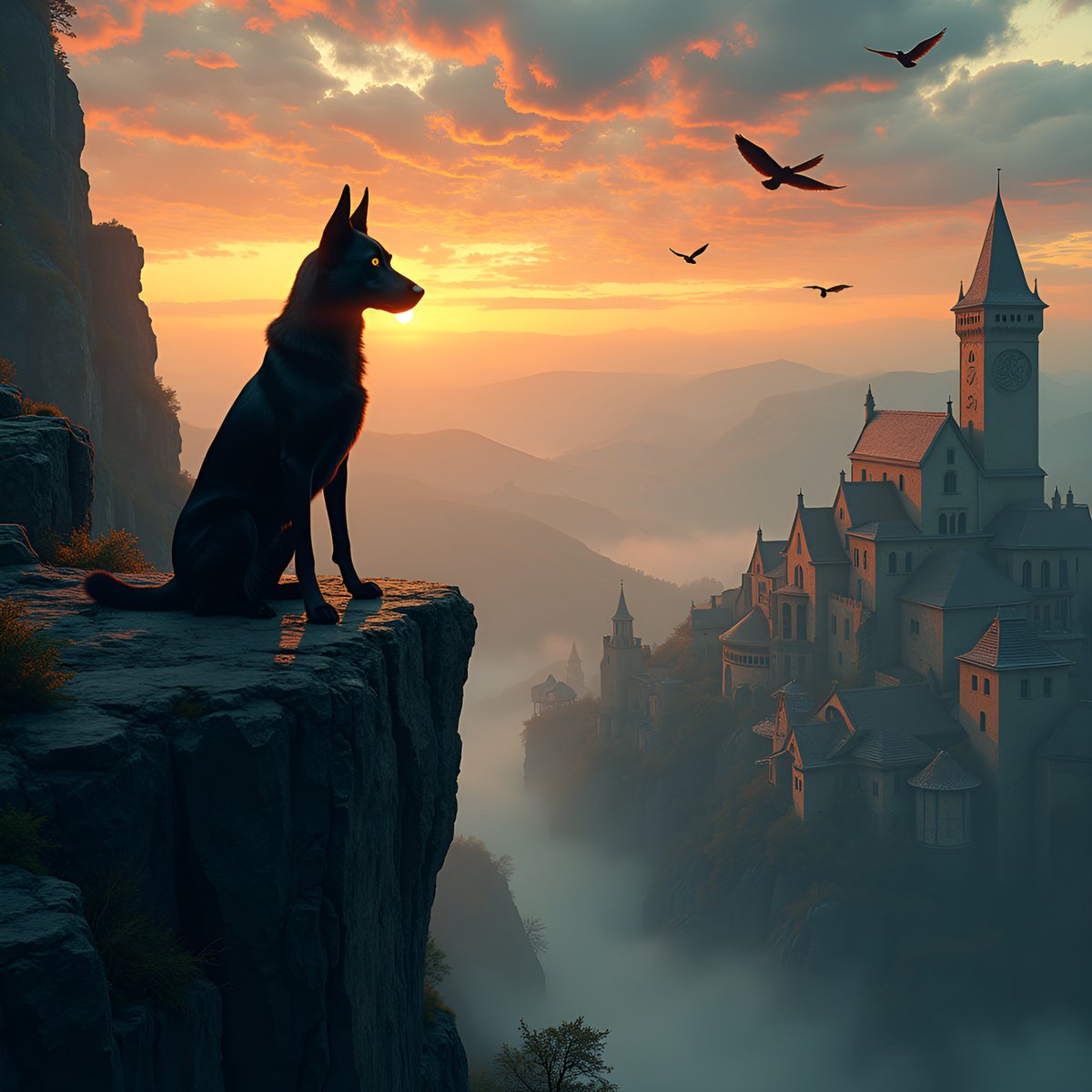Discover the night’s mysteries from above 🌙✨ Make the leap into adventure! #FantasyLand #MysticViews