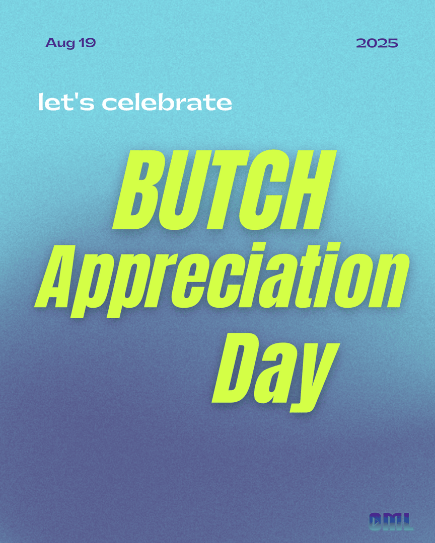Happy Butch Appreciation Day! 

#ButchAppreciationDay #QueerJoy #LGBTQ #butch