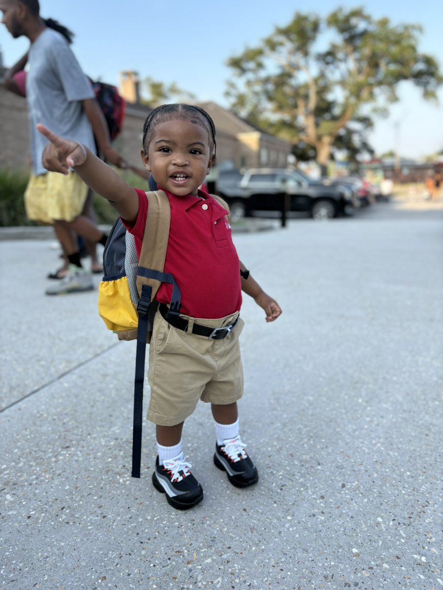 Denver’s First Day Of Headstart📚✏️ He Was Ready I Wasn’t🥹
