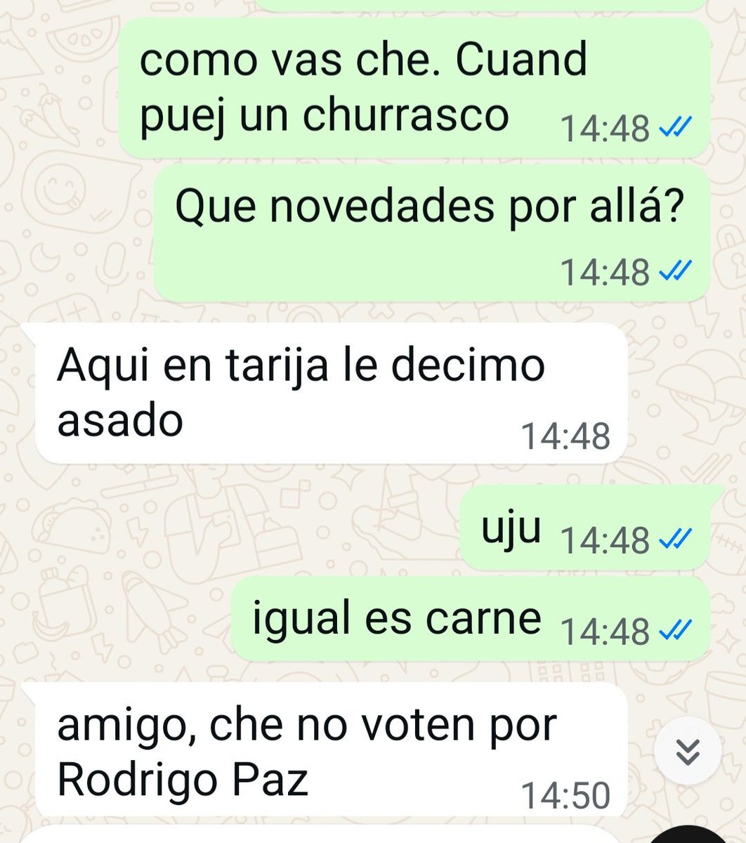 Hay dos tipos de amigos tarijeños