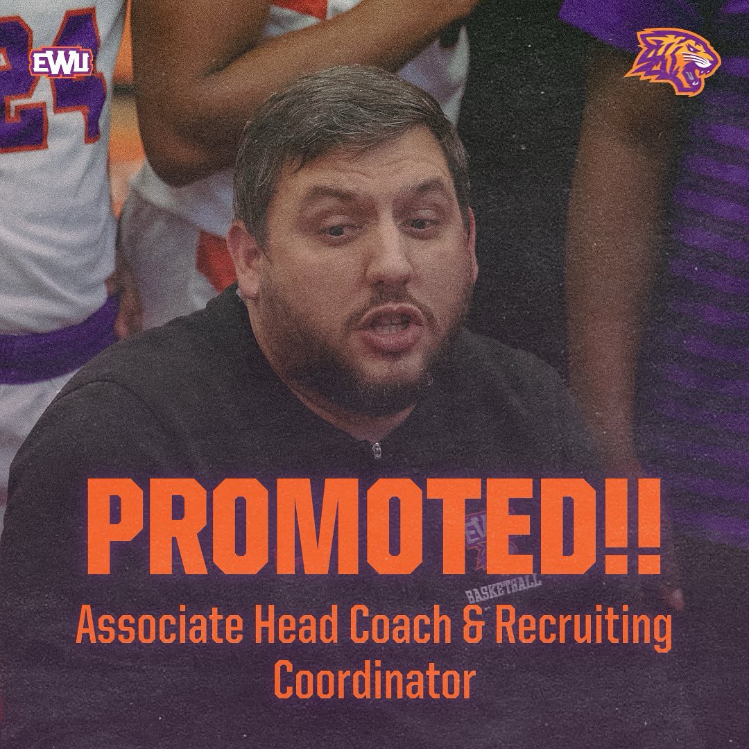 Exciting news!! 📰

Chris Reedy has been elevated to Associate Head Coach &amp; Recruiting Coordinator for <a href="/EWU_MBB/">Edward Waters University Hoops</a>!!🧡💜🏀