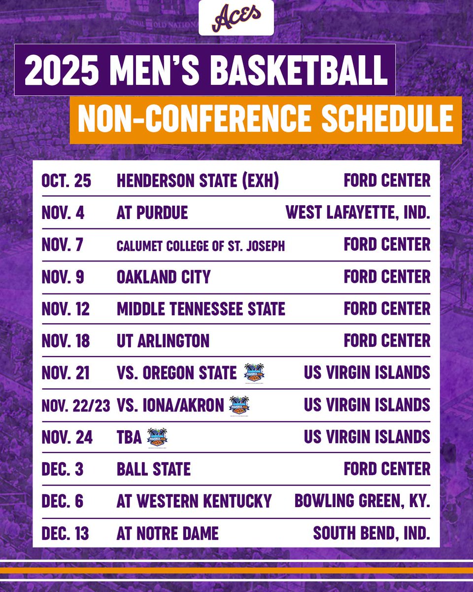 The 2025 non-conference schedule has been released.  UE is set to play 11 regular-season contests leading up to the MVC slate.

📰 bit.ly/4oK3XIy
🏀 #ForTheAces