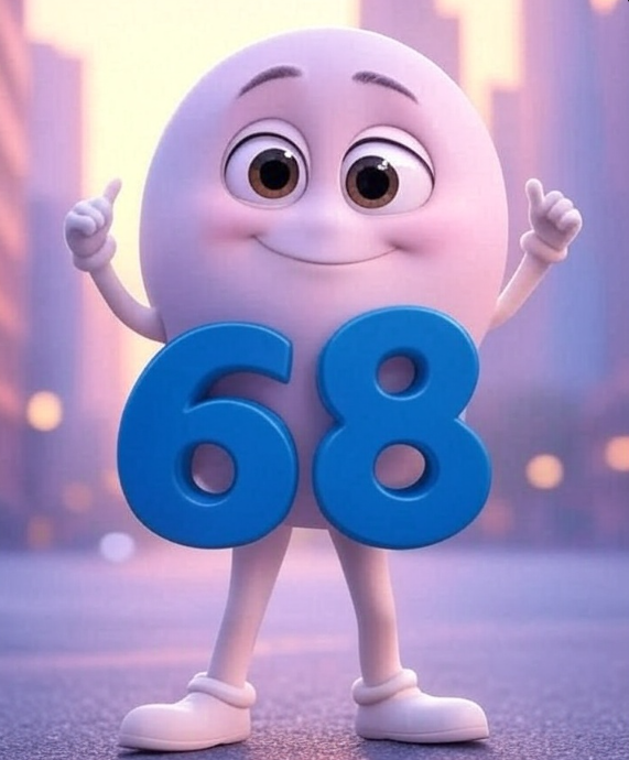 ObamaChemtrail's tweet photo. @kreaturkampf ⚠️🚨New meme just dropped: 68! It’s not quite 69, and it’s one step ahead of 67. We don’t know what it means yet. But it’s here. And it’s powerful. #Meme68 #NiceAdjacent #MemeLore https://t.co/DtZL5PexY9