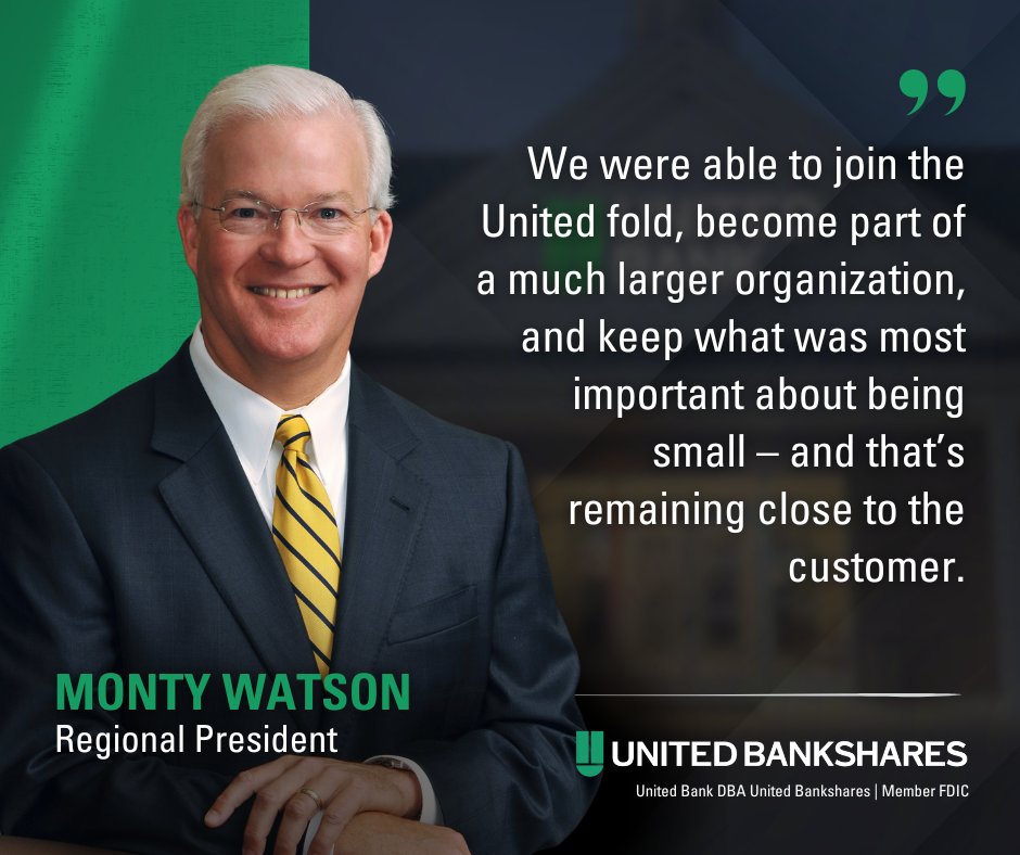 With 45 years of experience, Monty Watson has seen many sides of banking and continues to grow his legacy — bringing his expertise and hometown pride to lead and inspire in our newest Market. 

Learn more about Monty's journey! ➡️ bit.ly/47xl1LQ