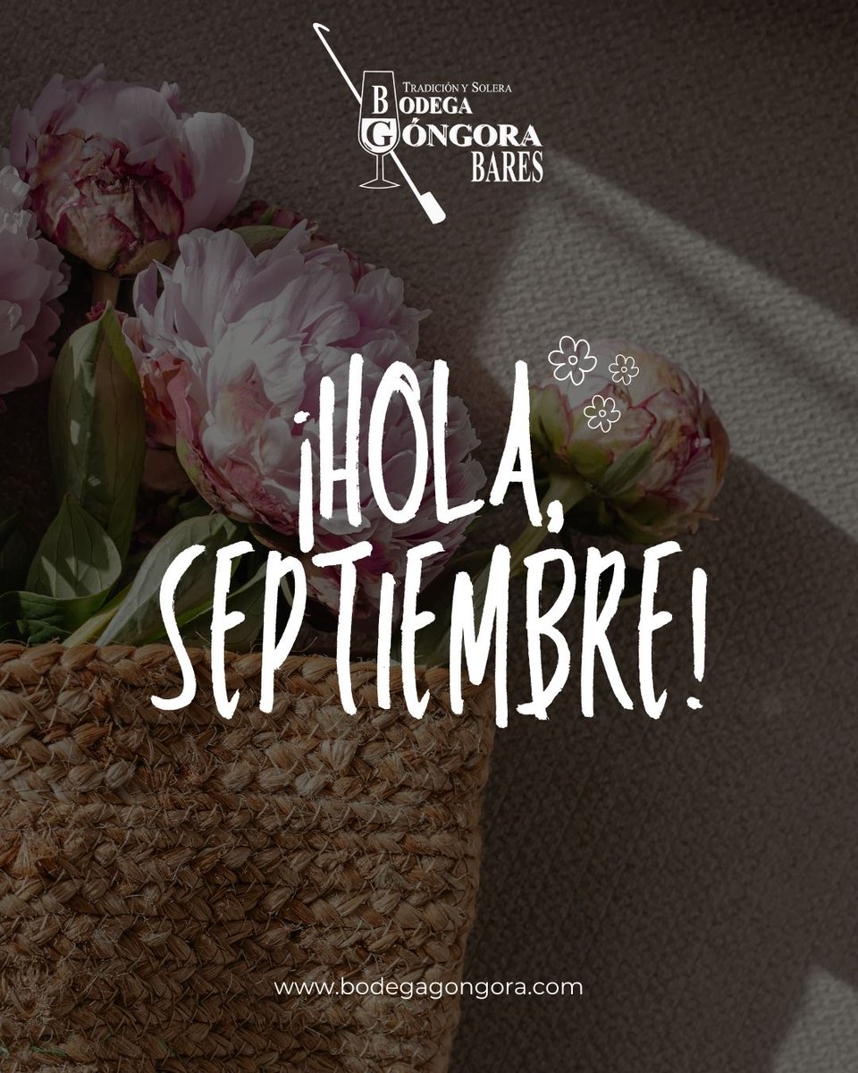 🙂Hoy comienza un nuevo mes
👋 ¡¡Hola Septiembre!!👋

📍 #BodegaGongora
☎️ 954221119 o 609542776
📌 bodegagongora.com

#restaurantes #gastro #foodies #tapas #GastroSevilla #comerenSevilla #TDSGastro #Sevilla #gastronomia #tapasseville #sevillatapas #bardetapas #visitseville